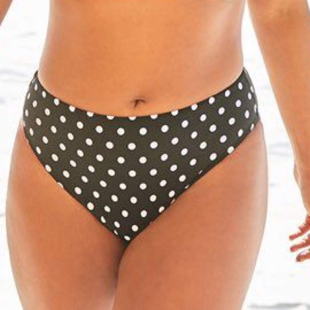 Ashley Graham X Swimsuits For All NWT Dot Brief